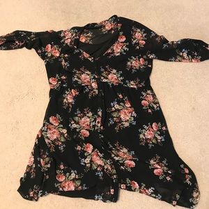 Torrid floral shirt dress size 2